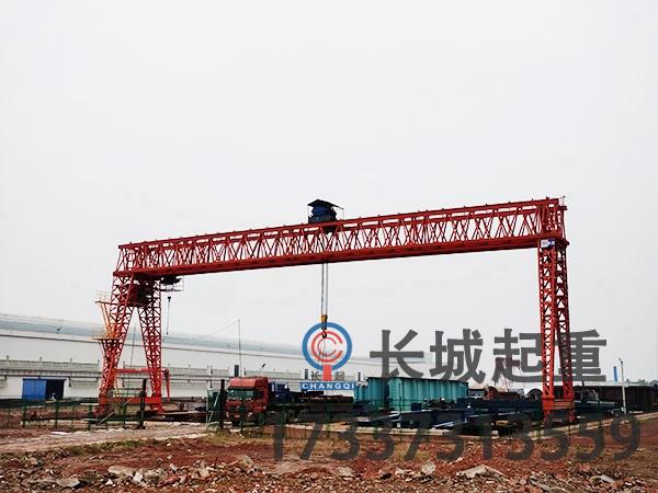 单梁门式起重机超载保护装置校验的流程